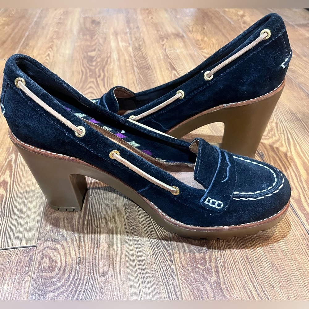 Sperry Top Sider Darlington Black Suede Pump